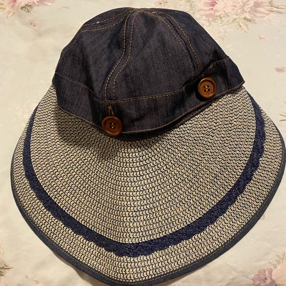 DENIM SUN VISOR CAP NWOT - Picture 6 of 8